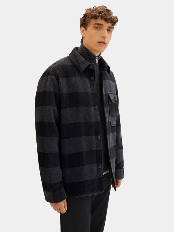 

Переходная куртка стандартного кроя Tom Tailor Denim, черный