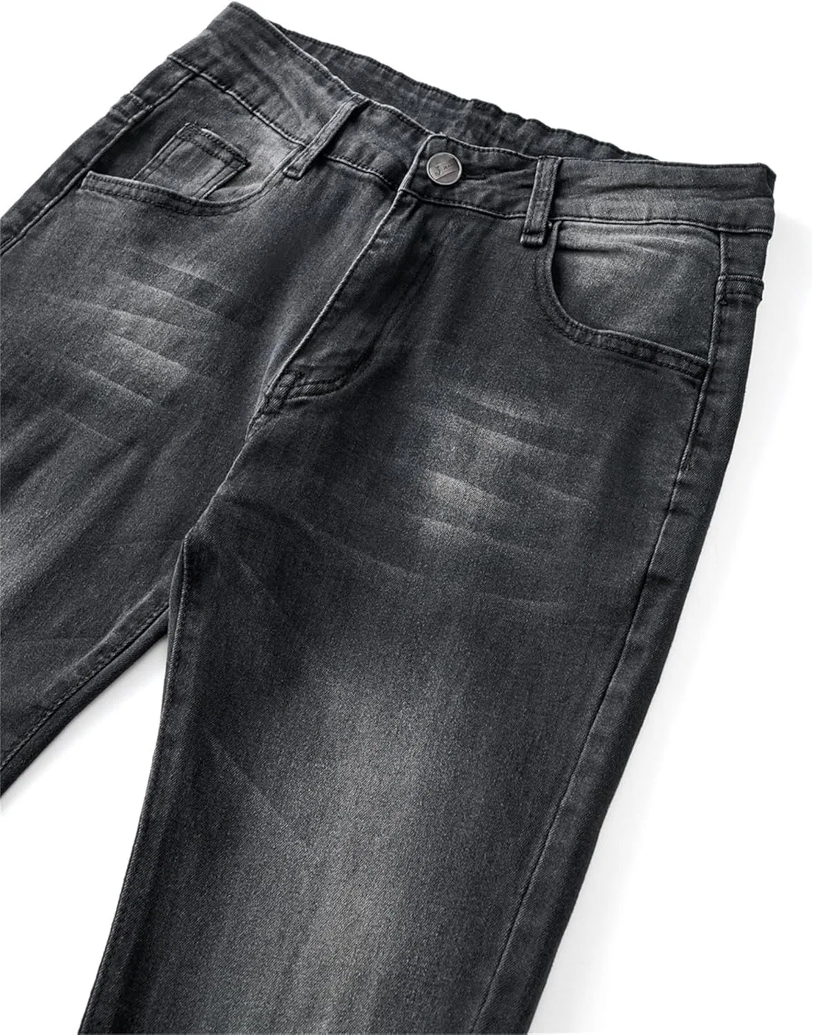 Джинсы-клеш Women Trendy Flare Jeans, Black — фото 4