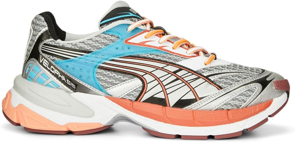 

Мужские кроссовки PUMA Velophasis с поэтапной шнуровкой - серые