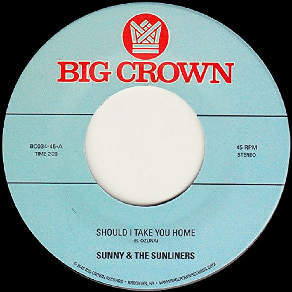 

Виниловая пластинка LP Should I Take You Home / My Dream (7") - Sunny & The Sunliners