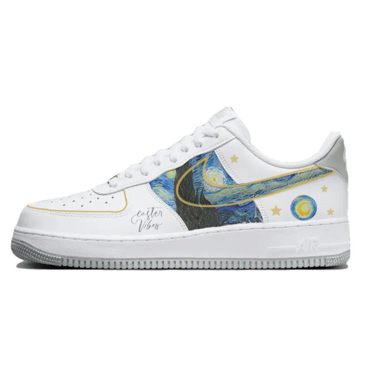 

Кроссовки Nike Air Force 1 Skateboard Shoes Men Low-Top White Blue, белый