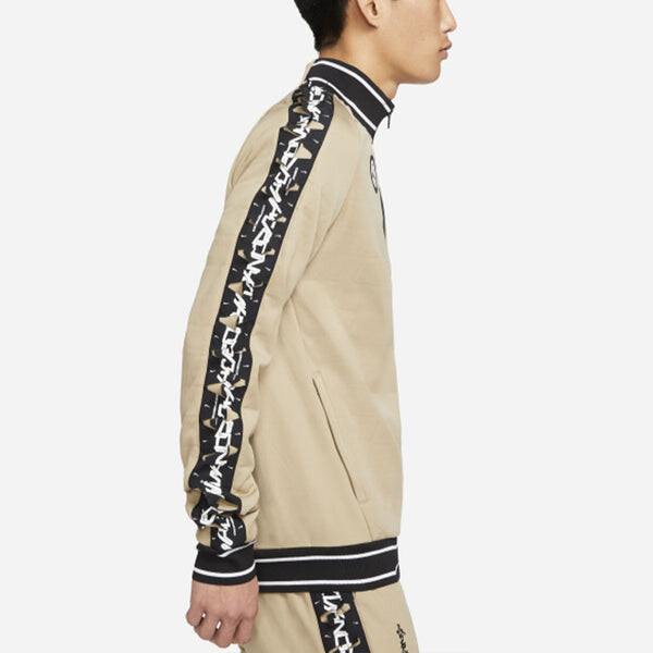 Куртка Men's Nike x ACRONYM Crossover Contrasting Colors Sleeve Stand Collar Woven Sports Jacket Asia Edition Khaki, хаки — фото 4