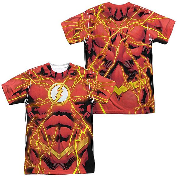 

Футболка adult poly crew с принтом justice league of america flash 52 bolt Licensed Character