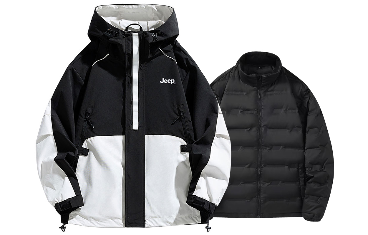 

Jeep Куртка Unisex, Black White (Down Jacket Liner)