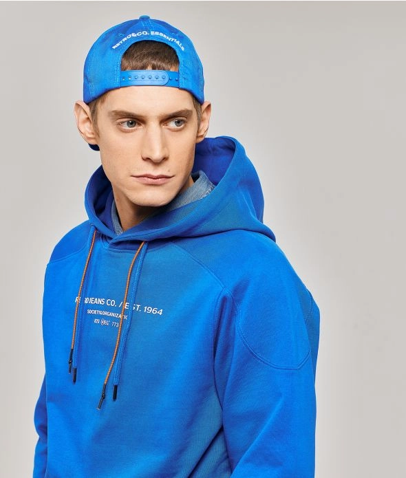 

Flinders толстовка с капюшоном Retro Jeans, синий