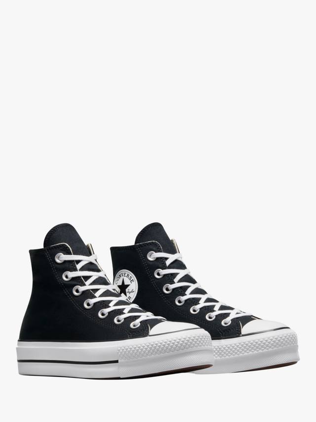 Платформенные кроссовки Chuck Taylor All Star Lift Hi-Top Converse, Black/White — фото 3