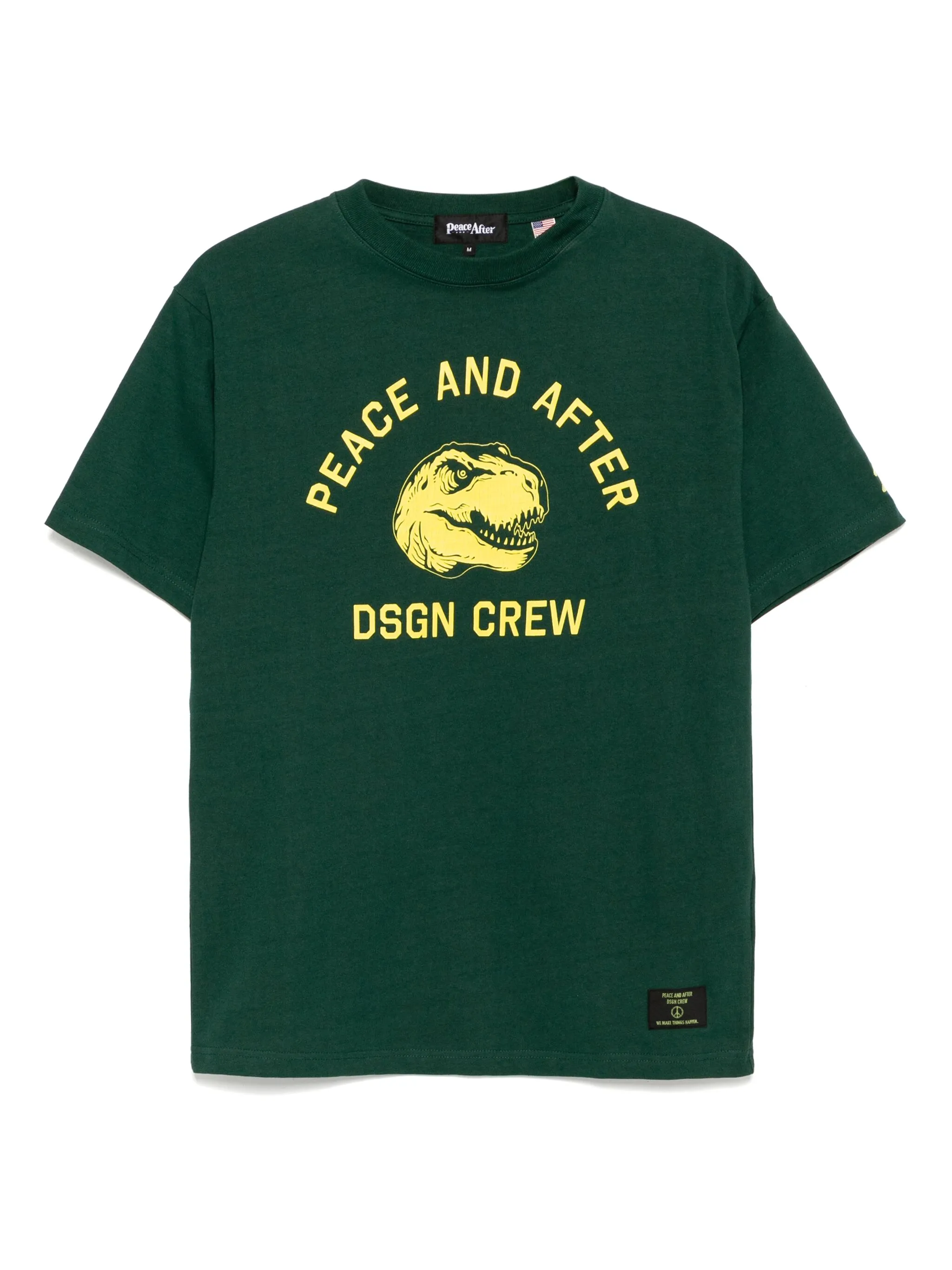 

Футболка с логотипом Peace And After, зеленый