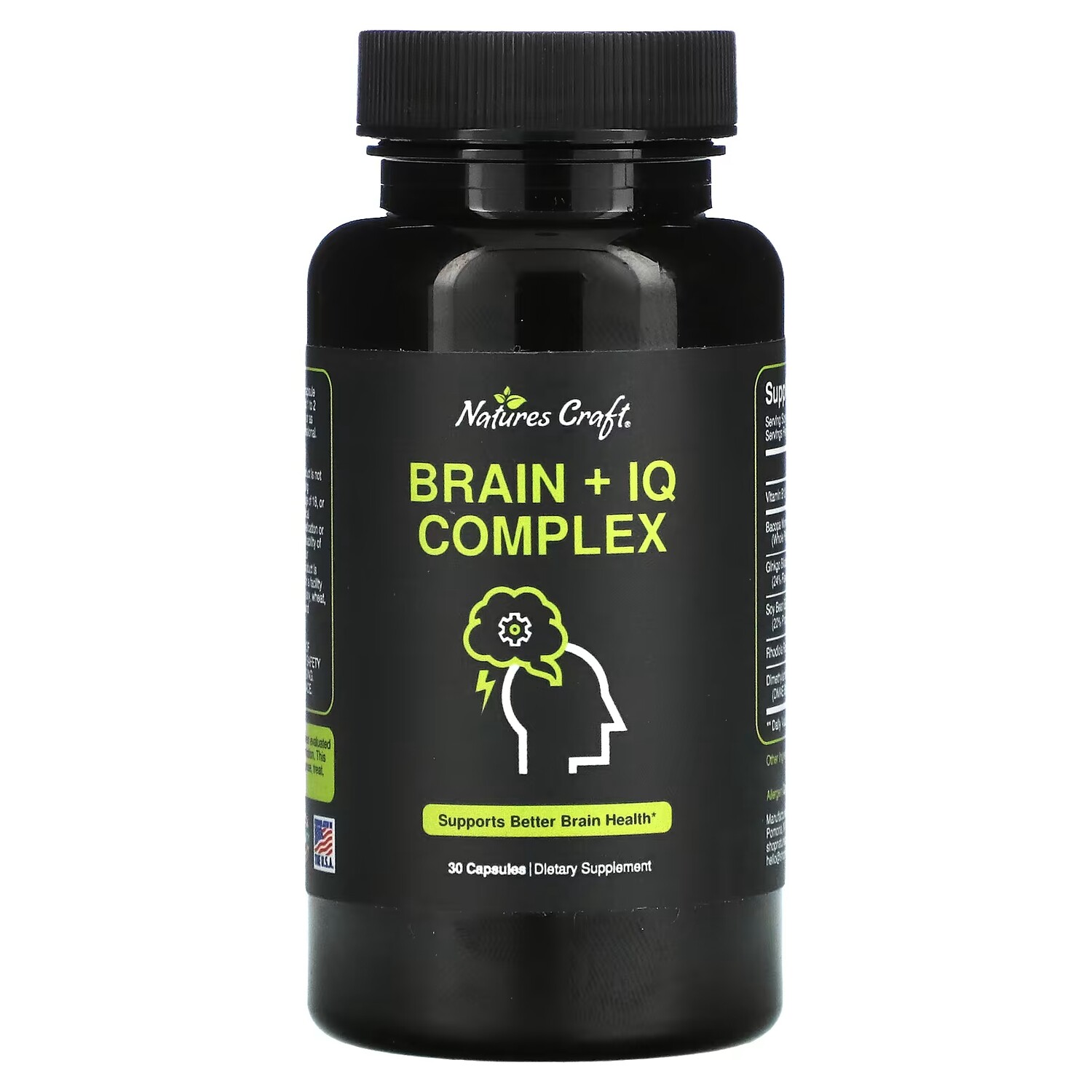 

Добавка Nature's Craft Brain IQ Complex, 30 капсул