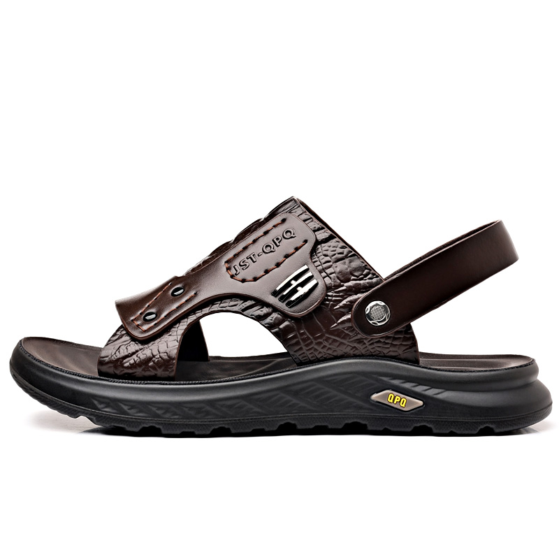 

Пляжные шлепанцы мужские EGCHI, коричневый