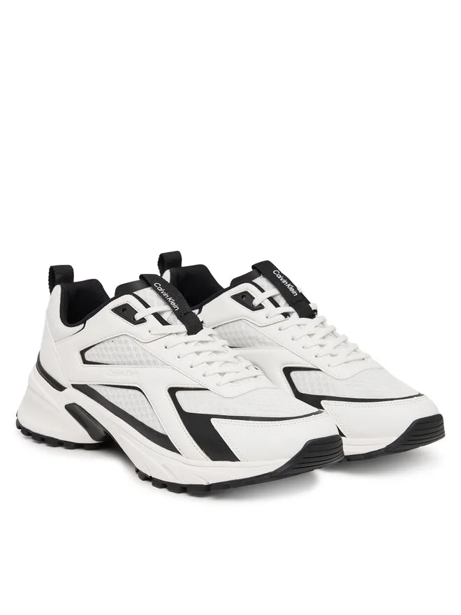 Calvin Klein Кроссовки Hike Runner Laceup Strip M-Lt HM0HM02154 белые — фото 2