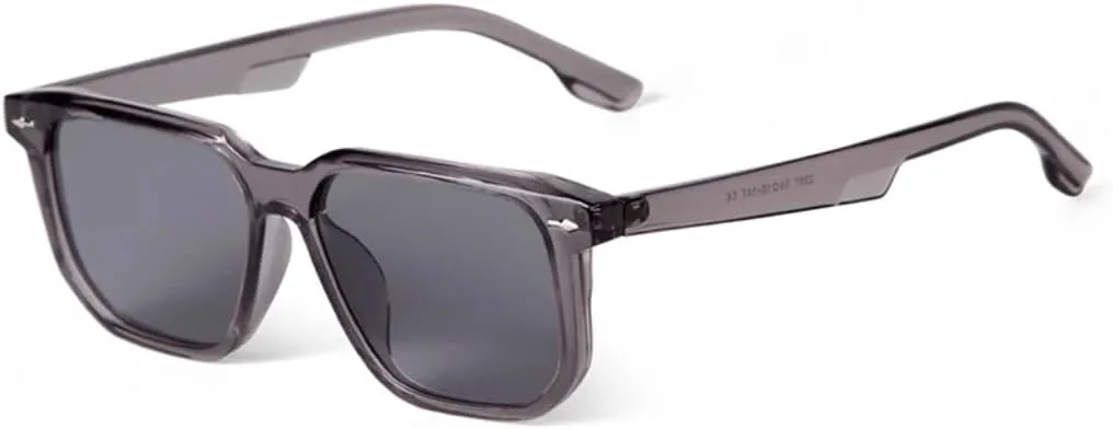 

Солнцезащитные очки с защитой UV400 | Прозрачная серая круглая оправа | для женщин и мужчин, для занятий спортом на открытом воздухе и вождения DSVIGF, 03