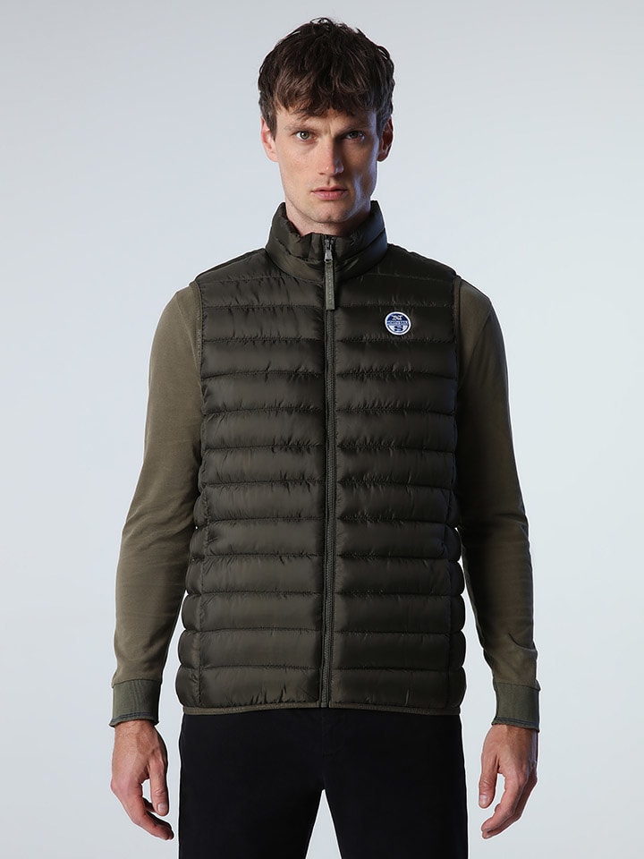 

North Sails Стеганый жилет цвета хаки