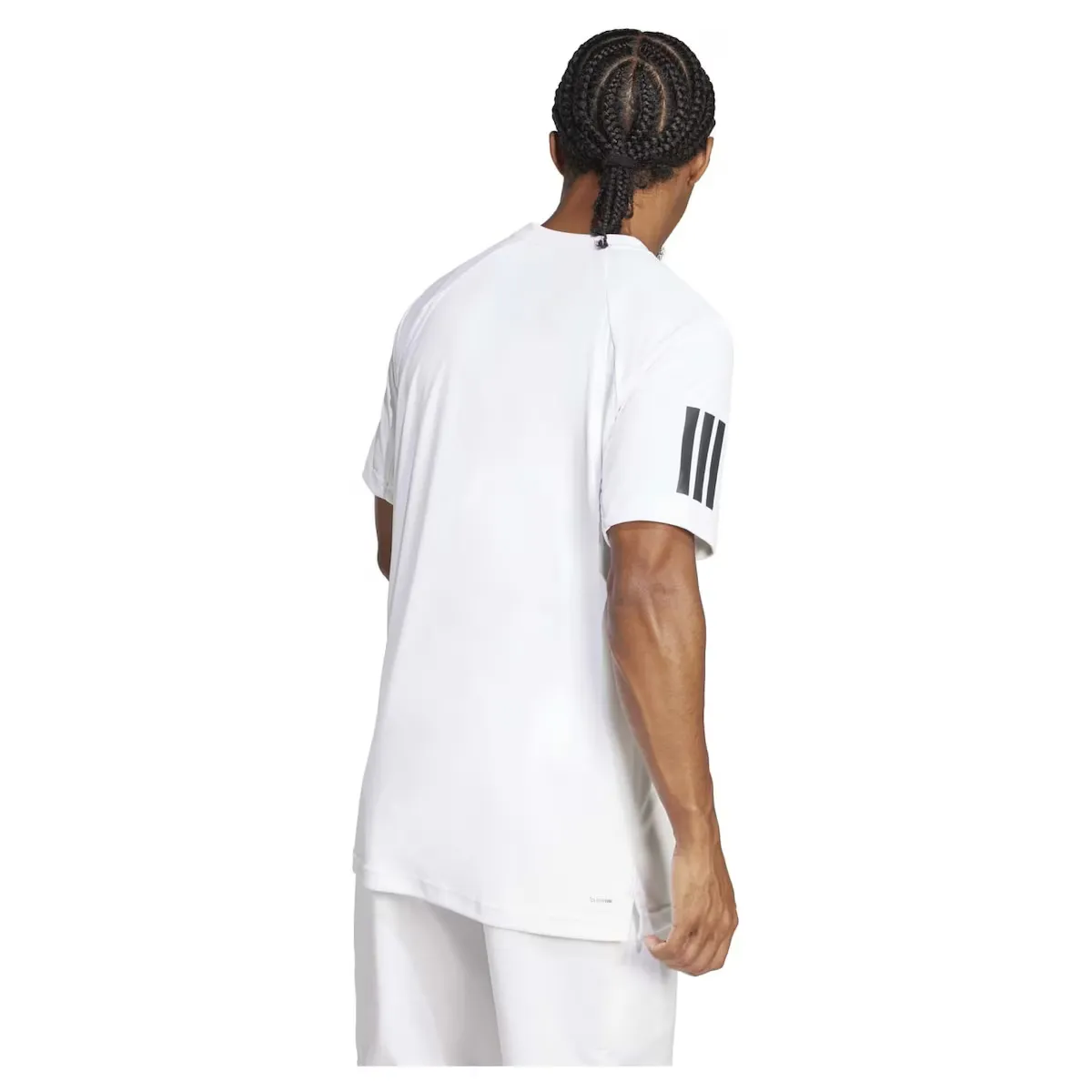 Мужская теннисная рубашка CLUB 3STR Adidas, белый — фото 2