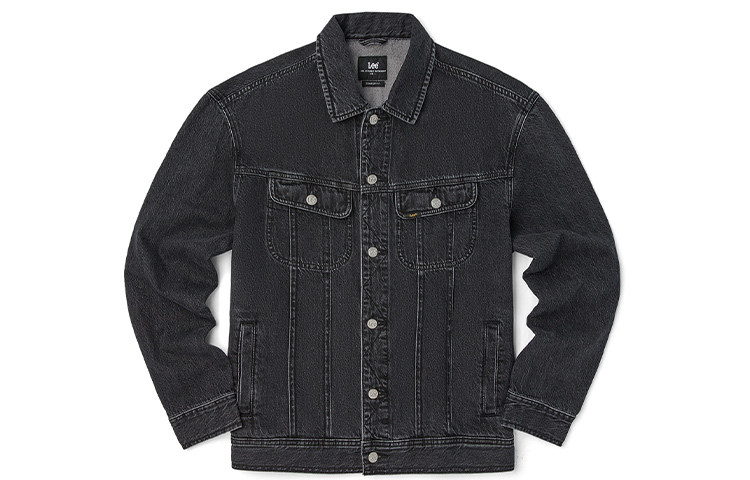 

Lee Джинсовая куртка мужская черно-серая, Black Gray