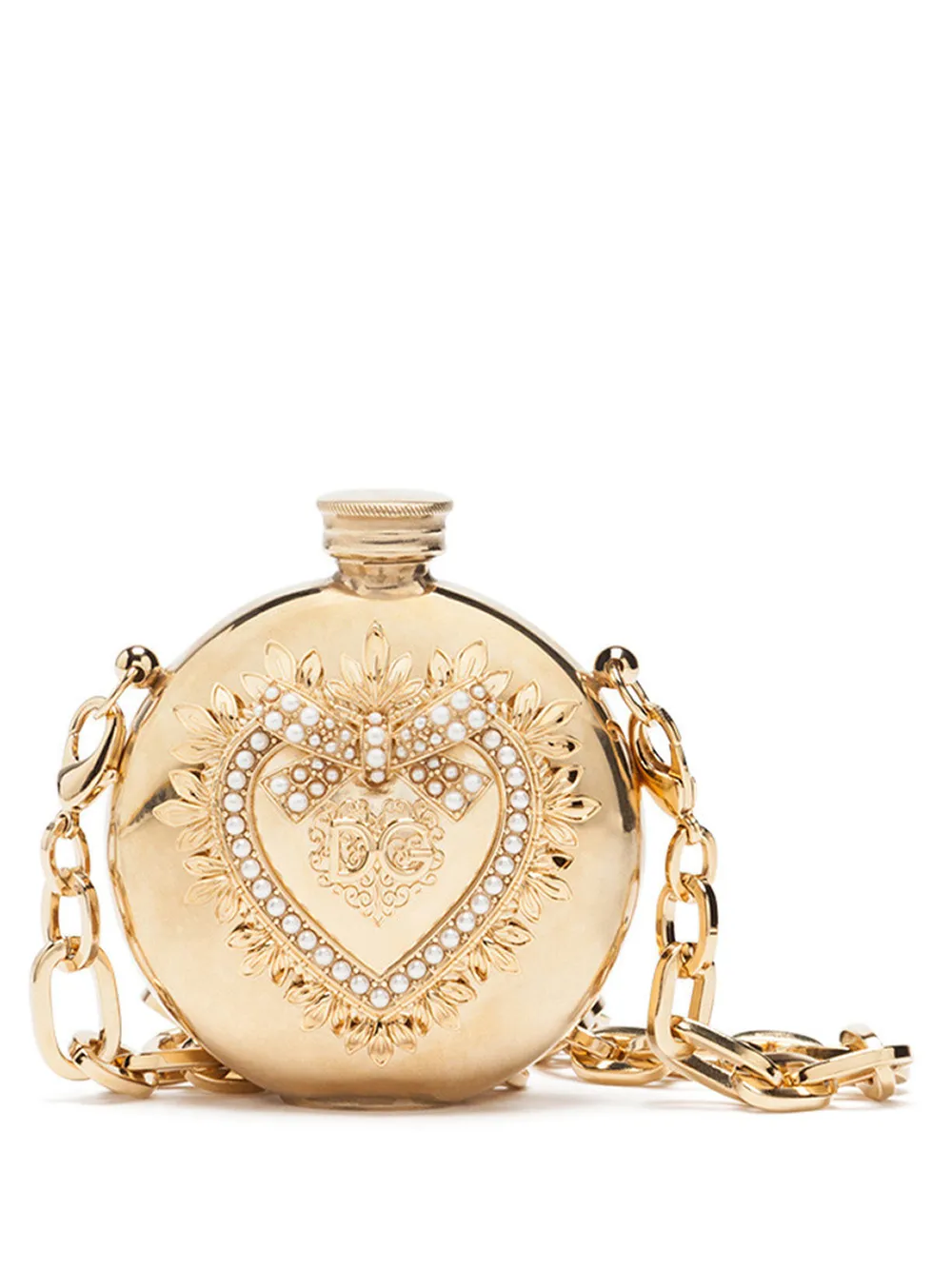 

Сумка через плечо с логотипом DOLCE & GABBANA, золотой