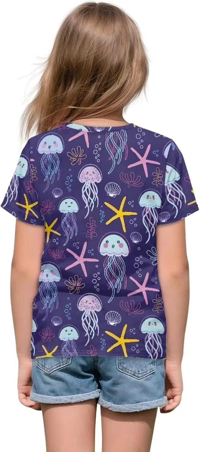 Детская футболка с принтом, Gzzxiailg, Cute Jellyfish — фото 2