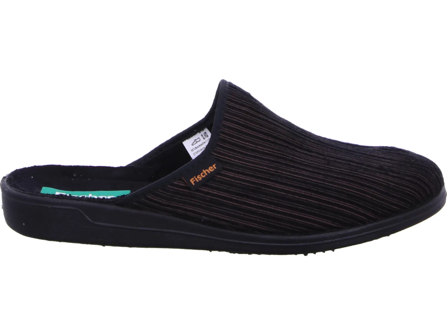 Тапочки текстильные Fischer Markenschuh, коричневый — фото 2