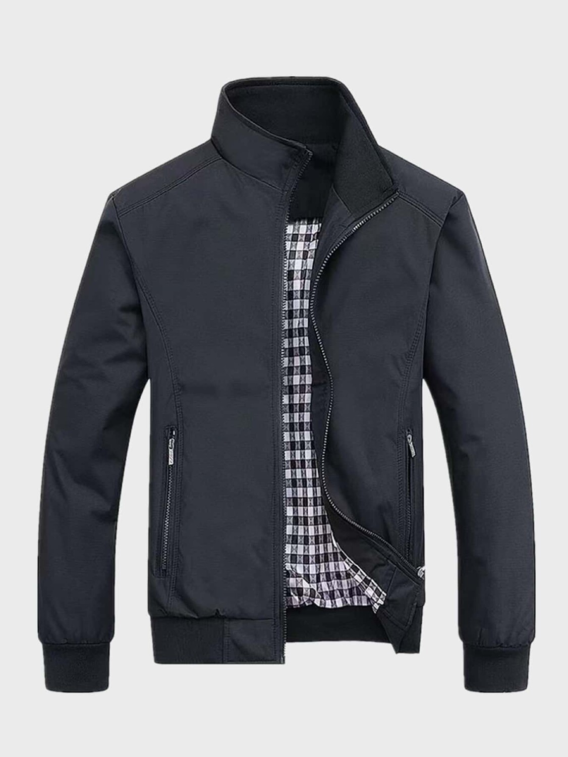 

Куртка мужская Manfinity Homme с застежкой-молнией, черный