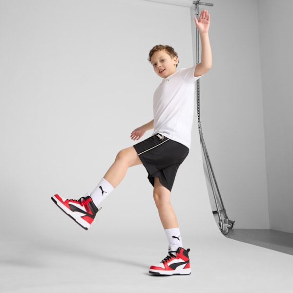 Кроссовки средней высоты для больших детей Rebound V6 Puma, белый — фото 3