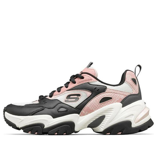 Кроссовки stamina v2 low-top running shoes pink/black Skechers, розовый