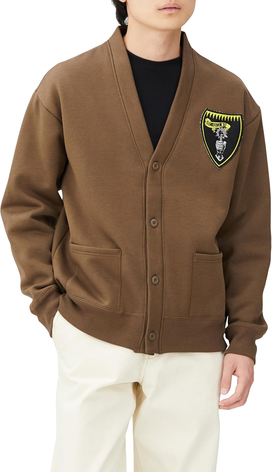 

Кардиган F-Style F-SD021213, толстовка с нашивкой и эмблемой армии США, темно-коричневый