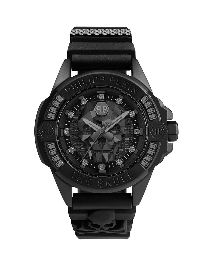 

Унисекс-часы The $kull с кристаллами, 41 мм PHILIPP PLEIN, черный