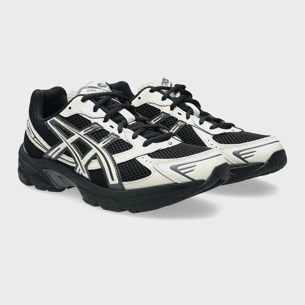 Мужские беговые кроссовки Gel-1130 чёрно-кремовые от Asics