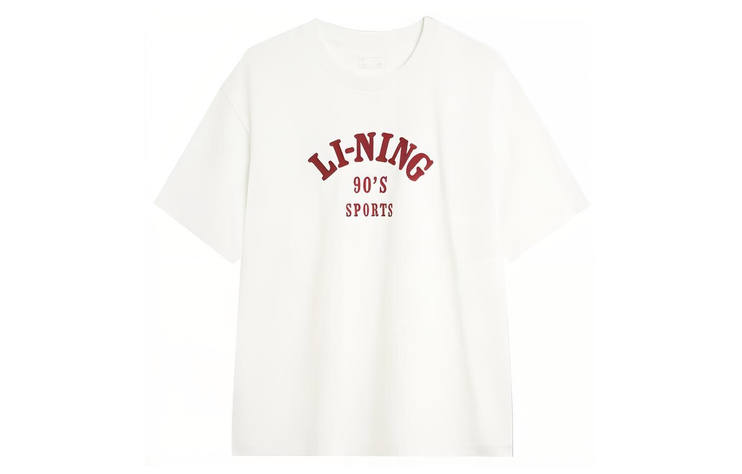 

Футболка Weekend Youth унисекс молочно-белая Lining, слоновая кость
