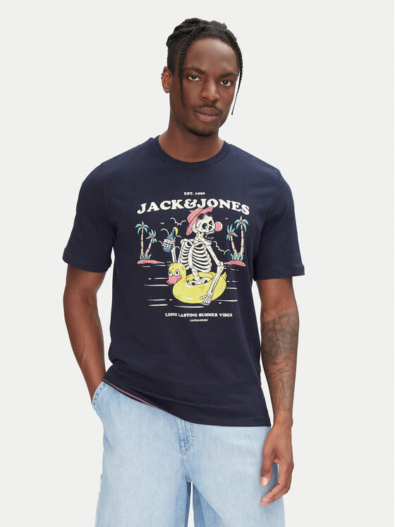 

Футболка свободного кроя Eljah 12268472 Jack&Jones, синий