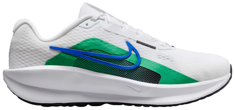 Кроссовки Nike Wmns Downshifter 13 Extra Wide 'White Stadium Green Racer Blue', белый
