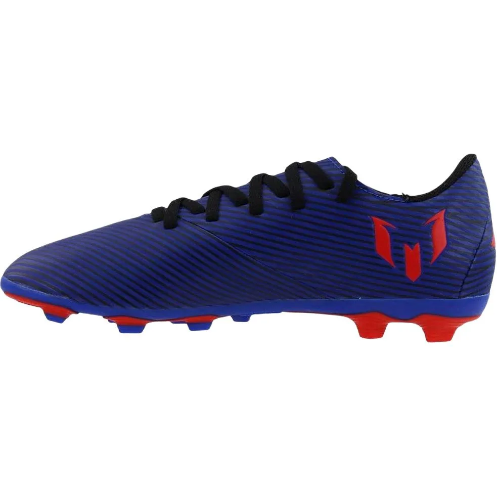 Adidas Детские футбольные бутсы NEMEZIZ 19.4 Low top сине-красные — фото 3