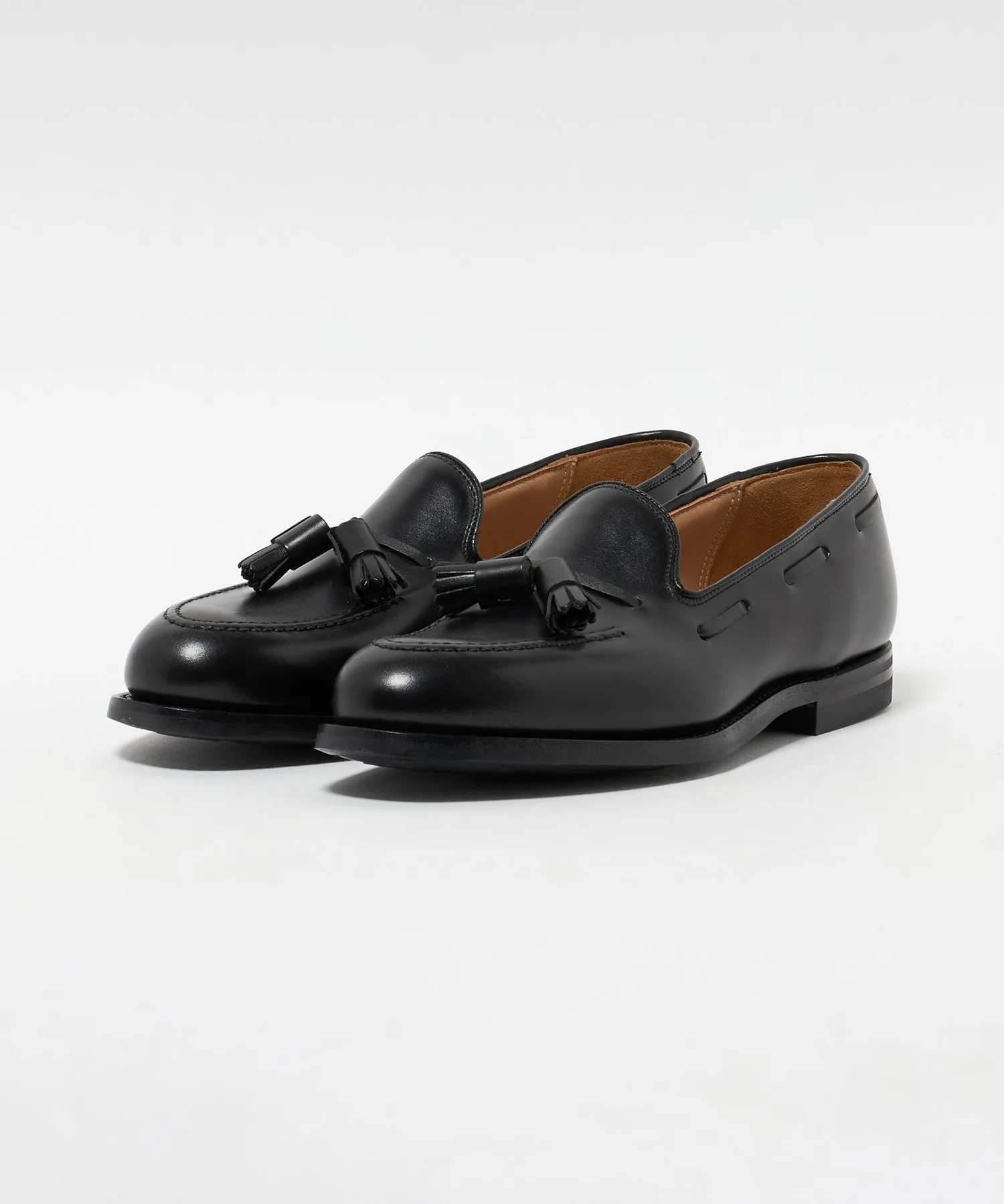 Мужские кожаные лоферы CROCKETT&JONES CAVENDISH3 коричневые — фото 2