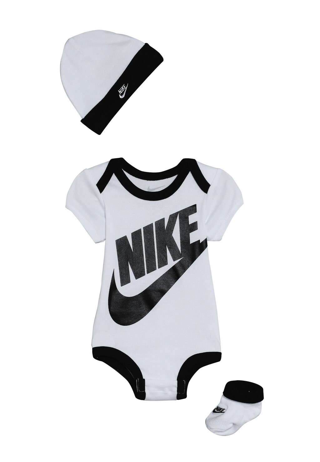 Боди FUTURA LOGO HAT BOOTIE BABY SET Nike Sportswear, цвет white — фото 3