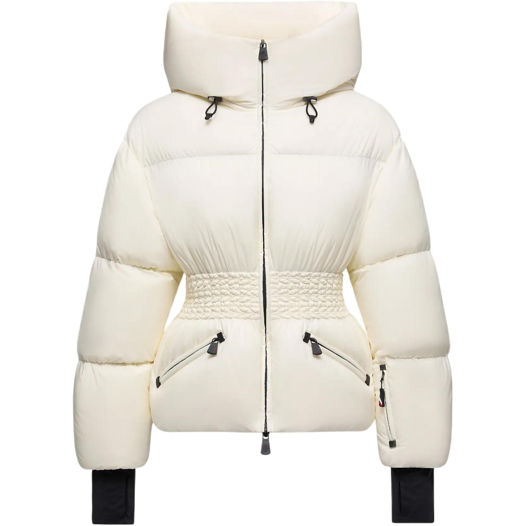 

Пуховая куртка Wollemi для женщин Moncler Grenoble, айвори белый