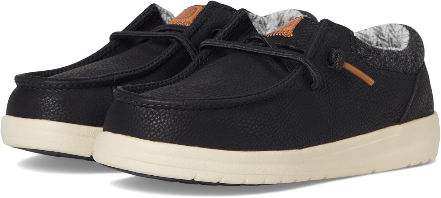 

Кроссовки Hey Dude Mens Paul Classic (Toddler) Heydude, черный