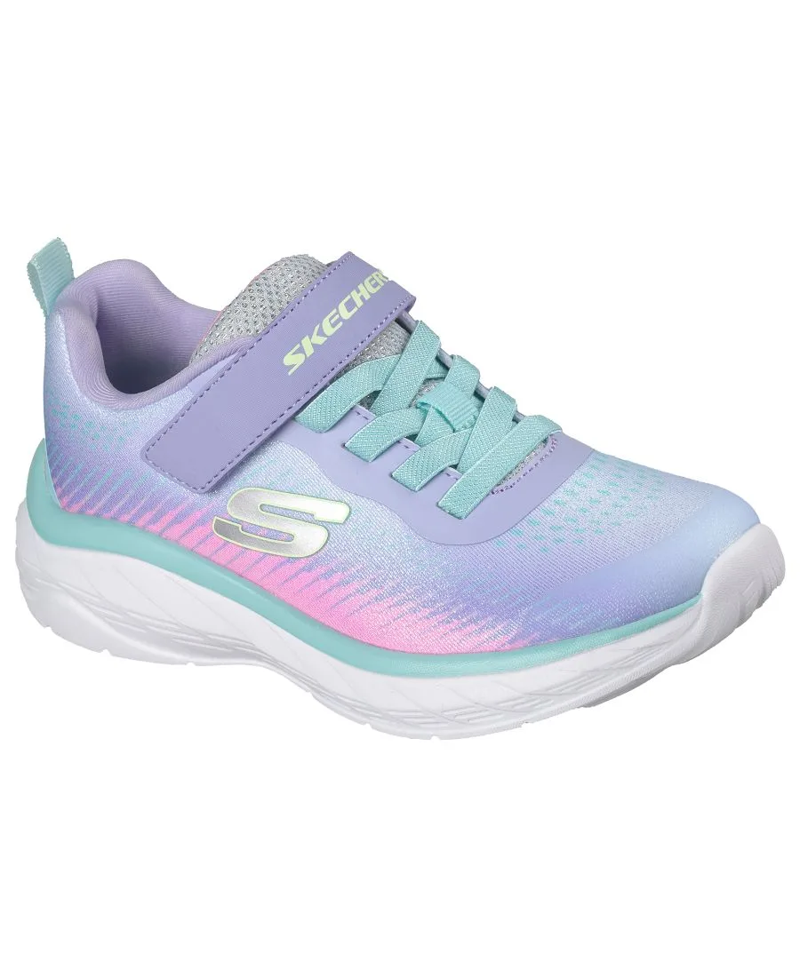 Детские кроссовки Boundless - Color Blitz с застежкой-ремешком от Finish Line для девочек Skechers, lavender, мультиколор