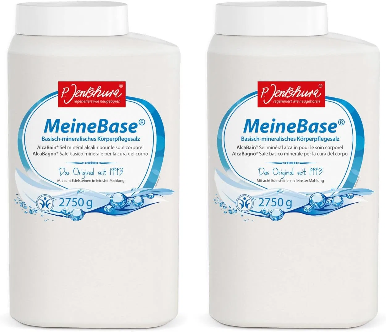 Минеральная соль для ванн Jentschura Meine Base, 5500 г (2 х 2750 г) P. Jentschura