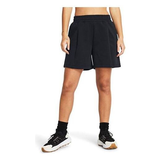 

Шорты unstoppable fleece pleated shorts 'black' Under Armour, черный