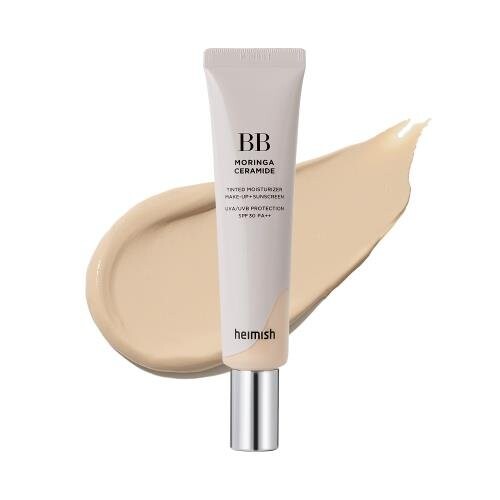 

Крем, оттенок 19 Fair Beige Heimish, Moringa Ceramine BB Cream SPF 30 PA++, BB-