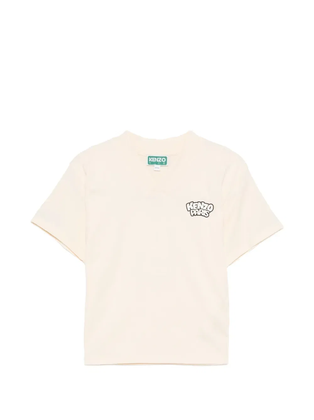 Счастливая милая футболка Kenzo Kids, нейтральный