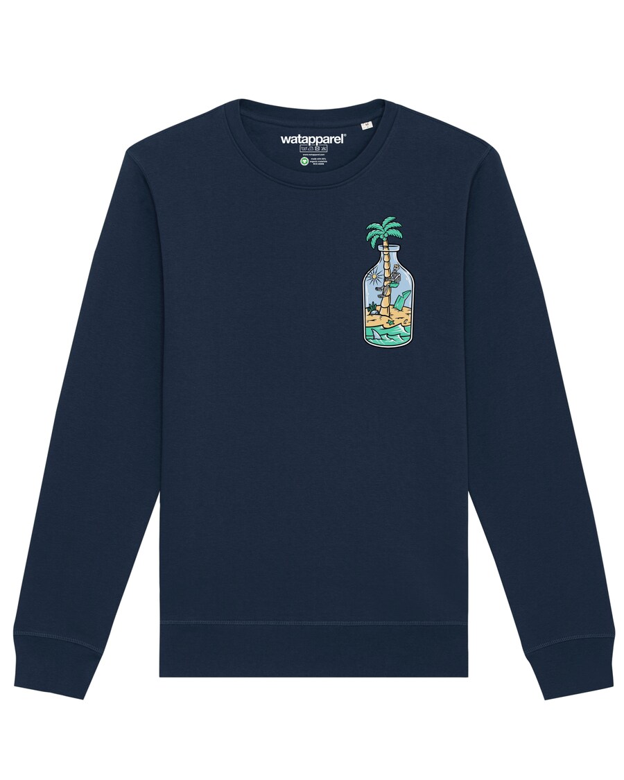 

Толстовка Watapparel Holiday in a bottle, темно-синий