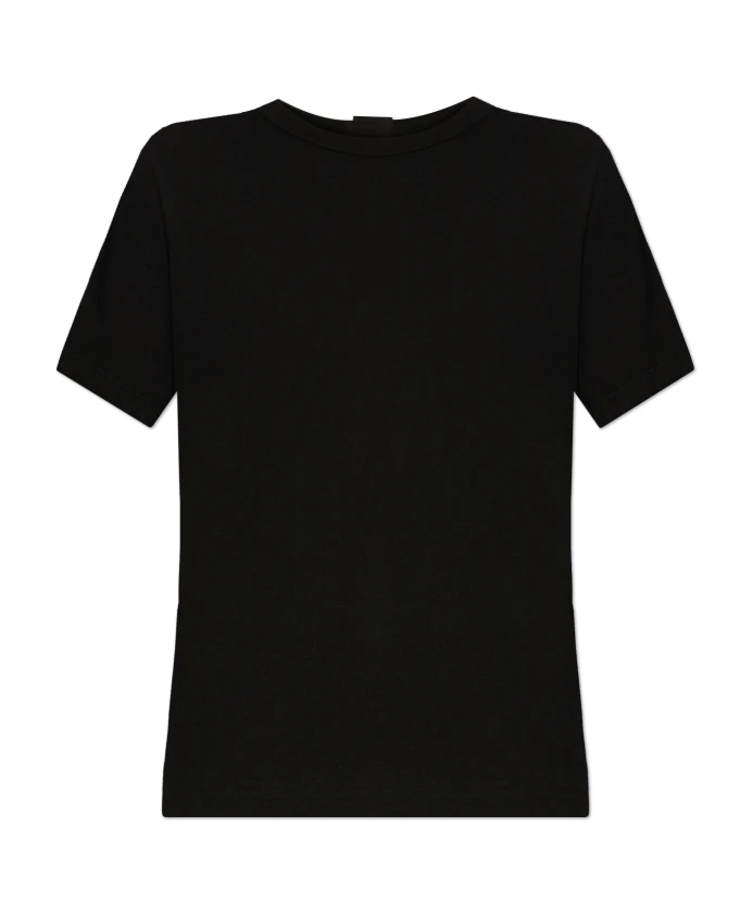 

Футболка с круглым вырезом Yohji Yamamoto, черный