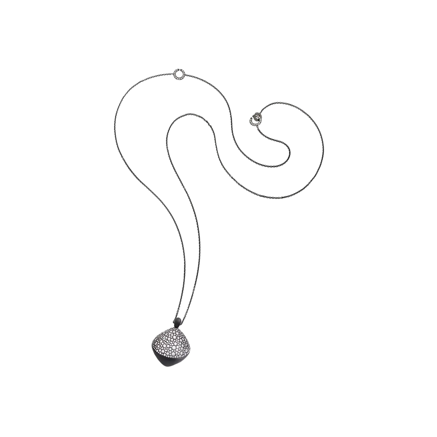 

Кулон Vhernier Trottola из черного титана и бриллиантов
