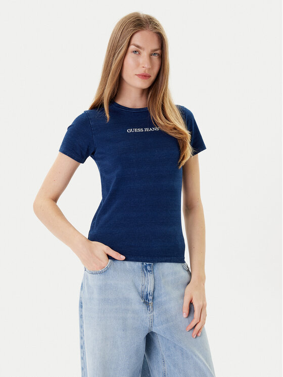 

Футболка slim fit W5GI41 KCTL1 Guess Jeans, синий