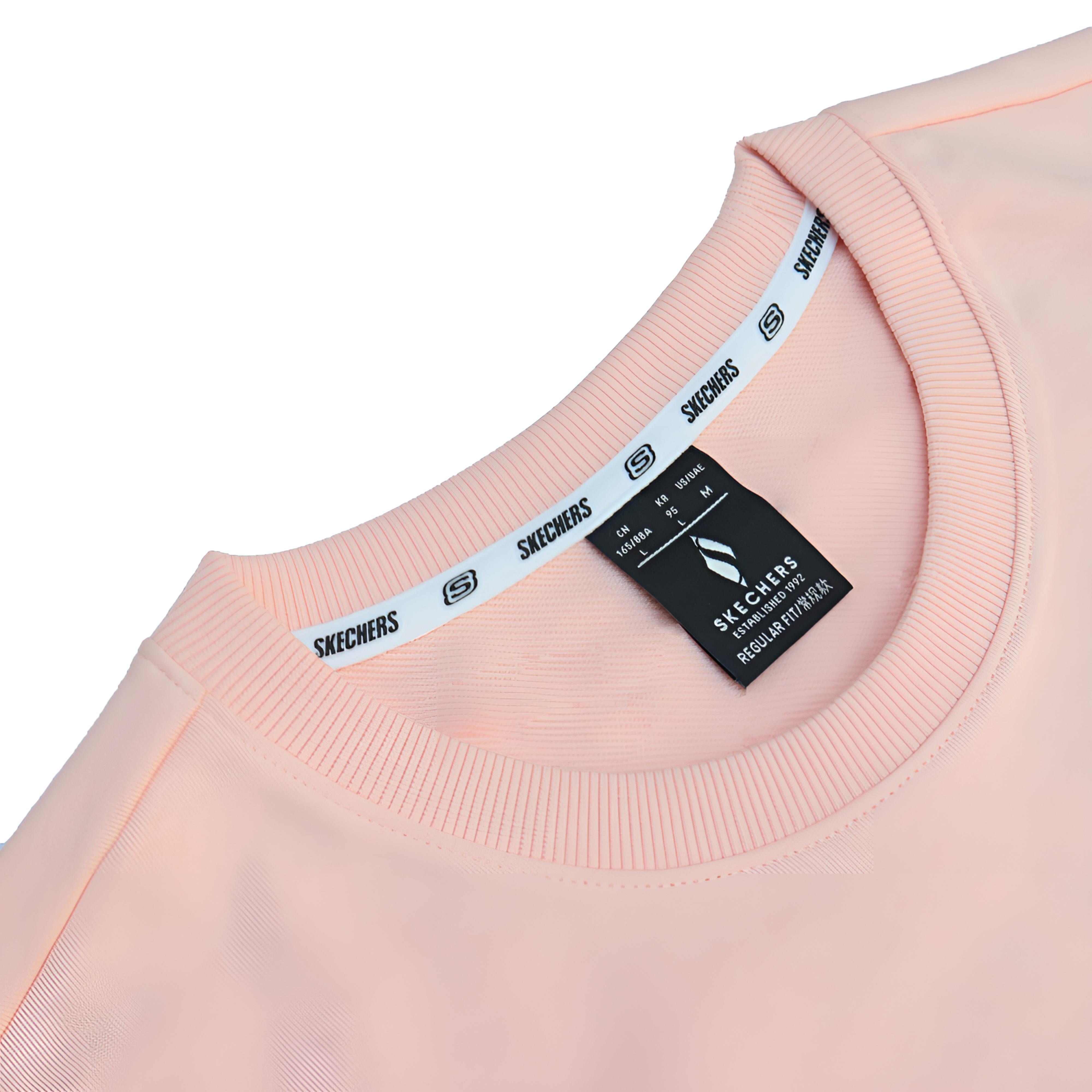 

Skechers Свитшот женский теплый розовый Crew Neck Moderate