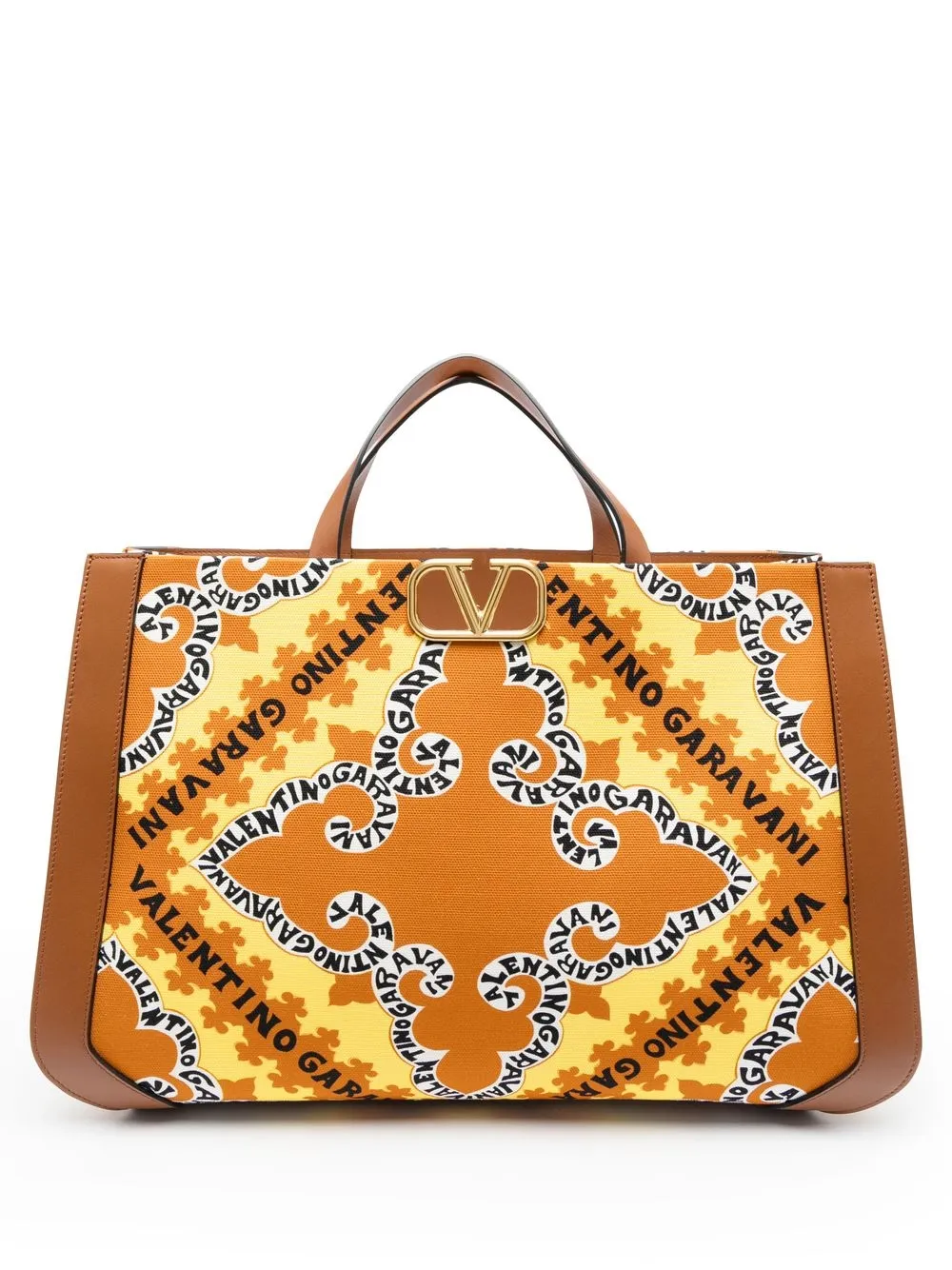 

Сумка-тоут с логотипом VLogo Signature VALENTINO GARAVANI, оранжевый