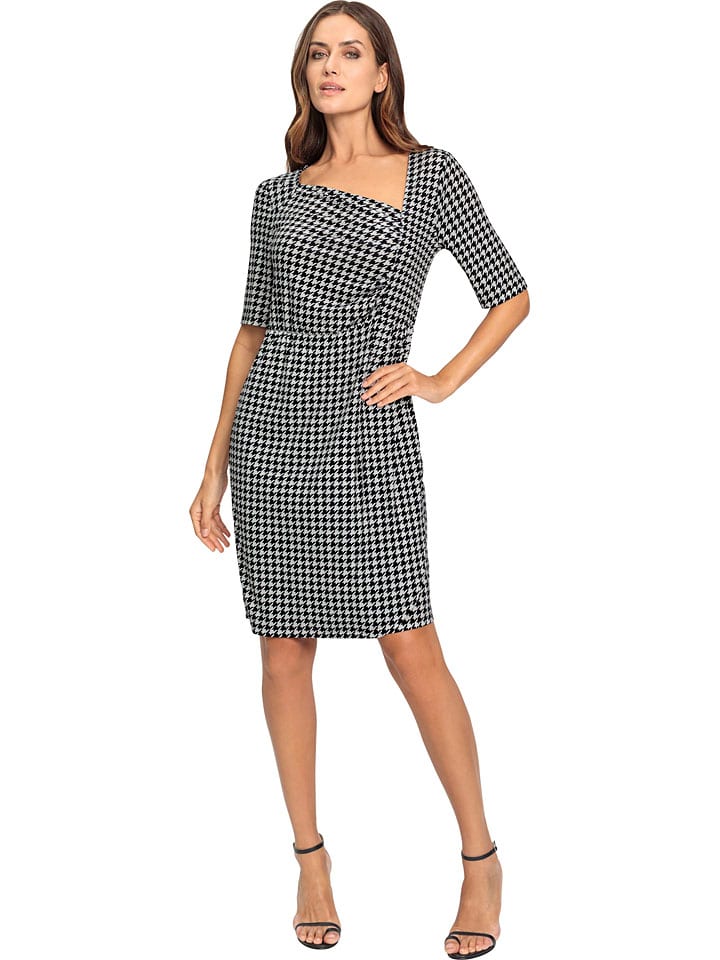 

Heine Платье черного/кремового цвета