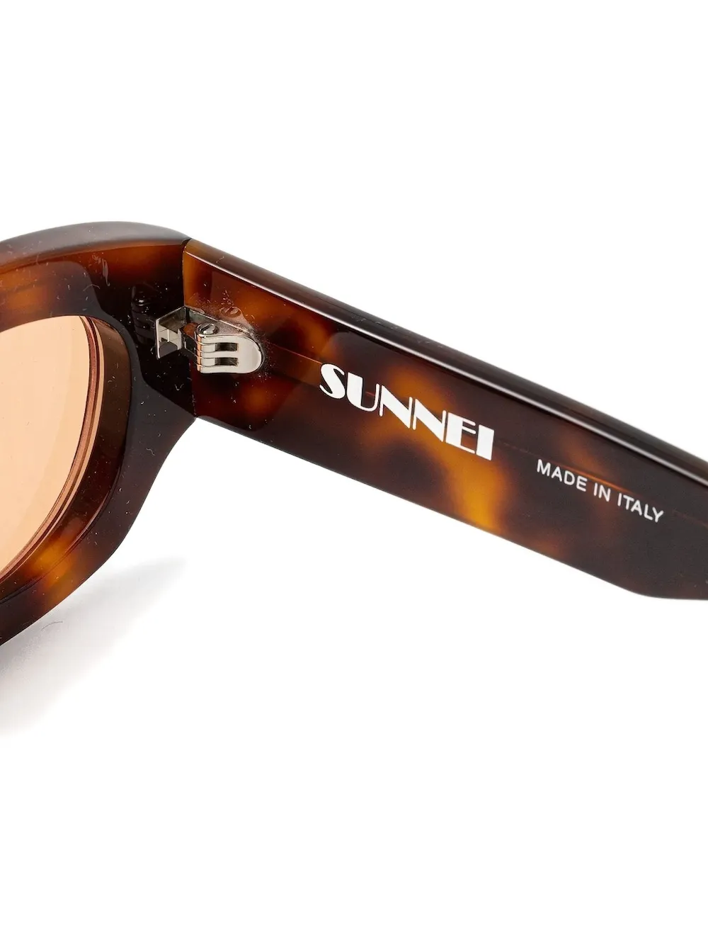 

Солнцезащитные очки в овальной оправе Sunnei, коричневый