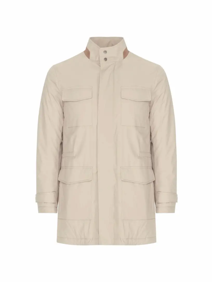 

Куртка с логотипом Kiton, бежевый