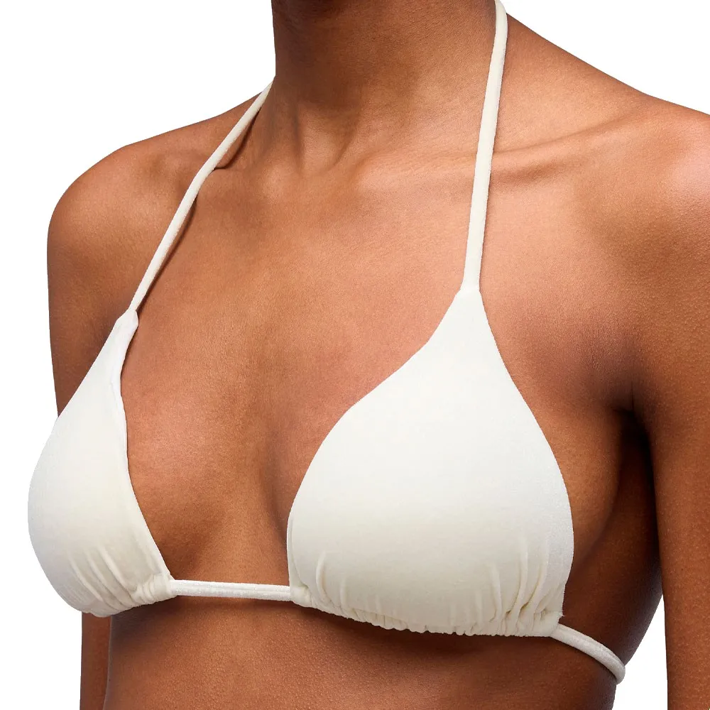 

SundekJennifer бархатный лиф бикини с треугольными чашечками и регулируемой посадкой, белый